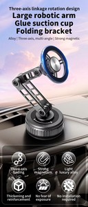 Universel Tendance Nouveau Premium 360 Degrés Rotation En Métal De Voiture Maison Magnétique Cellulaire Support De Téléphone Mobile pour Iphone et Téléphones Normaux - Product Image 2