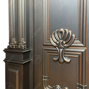 Ingresso turco ingresso in acciaio Porte esterne Porte blindate a <span class=keywords><strong>doppia</strong></span> foglia di tacchino - Product Image 4