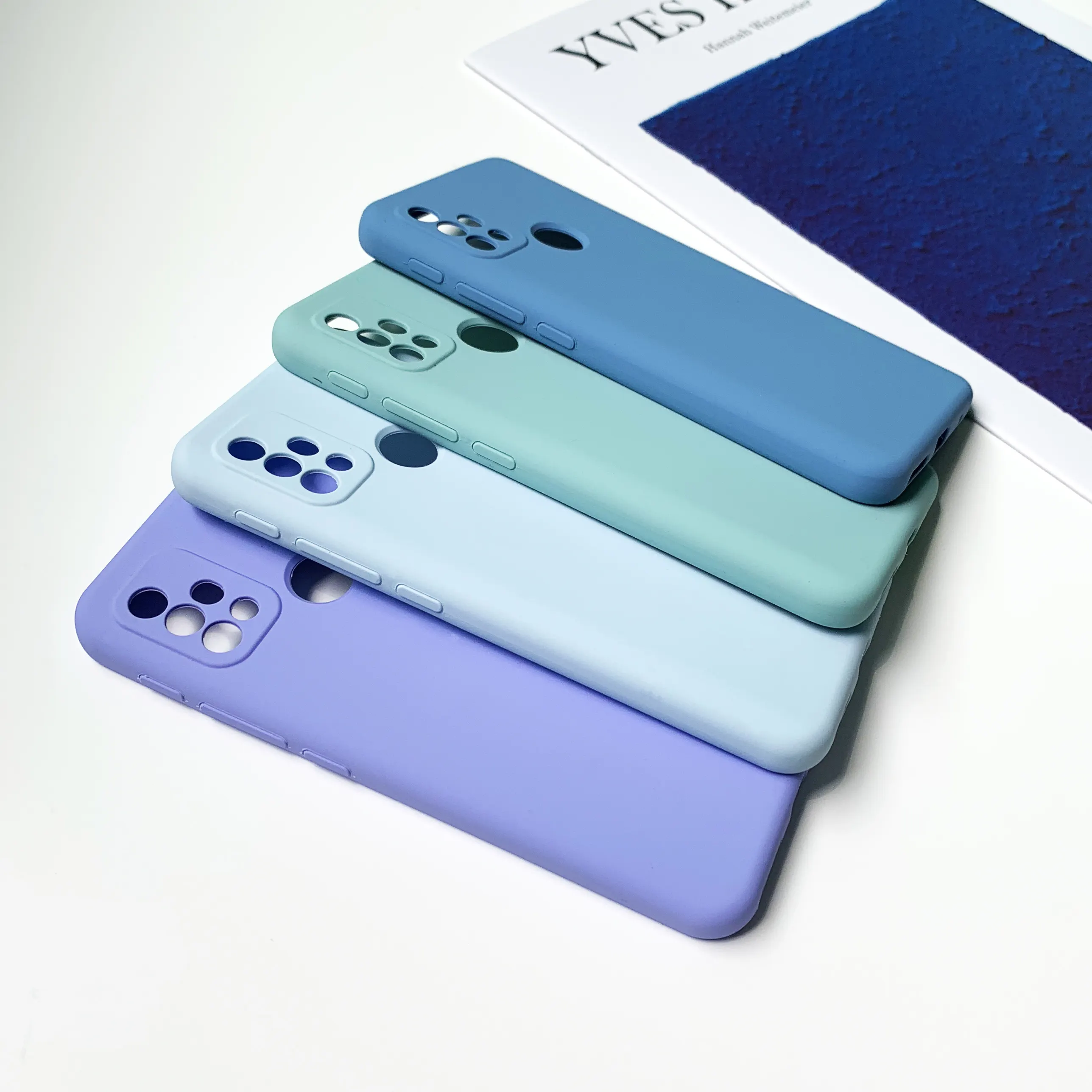 Honatop Shockproof Cover For Moto G Play 2021 Case Original Quality Genuine Liquid Silicone Microfiber inside Phone case