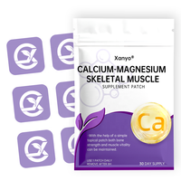 30 Patchs Transdermiques de Vitamine D3 K2 avec Magnésium pour la Santé Osseuse des Adultes et des Personnes Âgées – Fourniture en Gros OEM/ODM