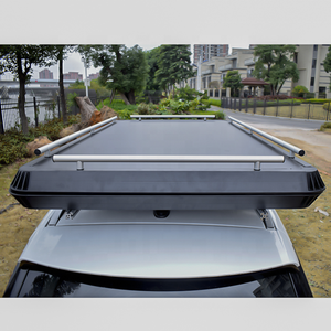Tente de toit rigide semi-automatique en tissu Oxford, tente de camping pour voiture, type coquille - Product Image 5