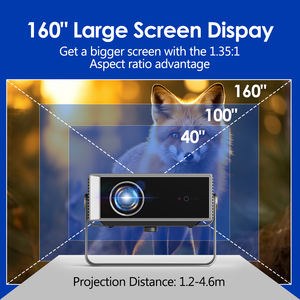 2025 nouveau A3W Mini Portable intelligent Android 11 natif 1080P 4K 400 ANSI Lumens cinéma vidéo LCD projecteur de cinéma maison pour chambre - Product Image 4