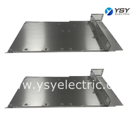 Pièces en tôle métallique personnalisées industrielles, déflecteur perforé pour dissipation thermique, boîtier de protection électronique en aluminium pour module PCB