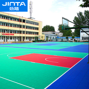 Servicio personalizado <span class=keywords><strong>de</strong></span> suelo <span class=keywords><strong>de</strong></span> baldosas Intetlock antideslizante para cancha <span class=keywords><strong>de</strong></span> baloncesto multideportiva exterior e interior - Product Image 5