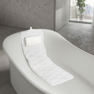 Oreiller de baignoire en maille d'espacement 3D moderne pour le corps entier, tapis de massage imperméable pour le cou et la salle de bain. - Product Image 2