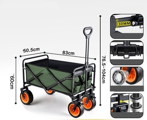 Đa mục đích ngoài trời Vườn đa năng đóng mở gấp tiện ích bãi biển giỏ cắm trại gấp - Product Image 5