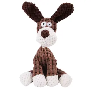 Fabricante por atacado de brinquedos de corda de pelúcia para cães de estimação, brinquedos fofos de pelúcia para mastigar