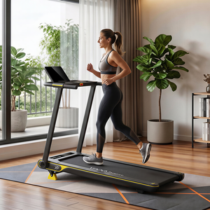 Caminadora Eléctrica Plegable con Inclinación Manual, Pantalla LED, Velocidad Ajustable de 0.5-6KM/H, para Uso Doméstico - Product Image 2