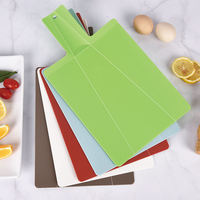 Planche à découper pliable multifonctionnelle Schneidebrett Planche à découper pliable en plastique pour accessoires de cuisine