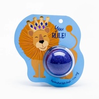 Coffret cadeau de bain pour enfants bio avec huile essentielle et bombes effervescentes colorées, design personnalisé de licorne, lion et autres animaux