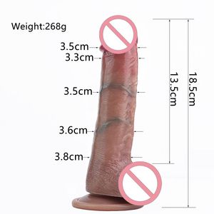 Realistic Lifelike Huge Silicone Dildo Vibrator with <strong>Strong</strong> <strong>Suction</strong> <strong>Cup</strong> for Hands-Free Play 100% Waterproof - Product Image 3