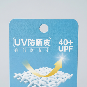 Eco-friendly Recycled Cotton Paper Waterproof hang Tags Custom Embossed with Gold Foil Printing Suitable for Clothing Shoes Bags - Product Image 2