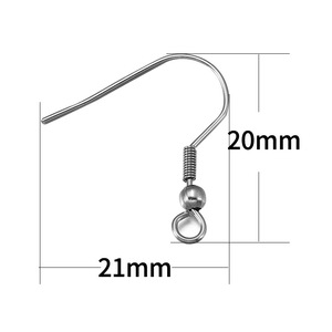 Drop Earrings Hooks Copper Jewelry Findings For Earring Making 103 Yiwu Origin Summer 2021 - Product Image 3