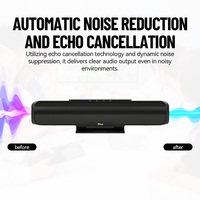 Speaker untuk Sistem Suara Mikrofon Konferensi Soundbar dengan Rangkaian Nirkabel 4 Mikrofon Nirkabel