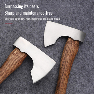 Hondrui 13 "ウッドハチェットアックスキャンプ用シース付きチョッピングウッドガーデニング - Product Image 3