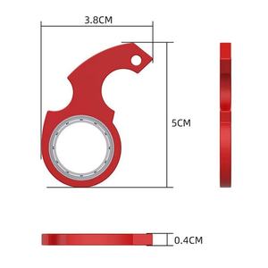 Spinner anti-stress amusant en alliage de zinc, modèle Karambit Ninja, pour clés - Product Image 6