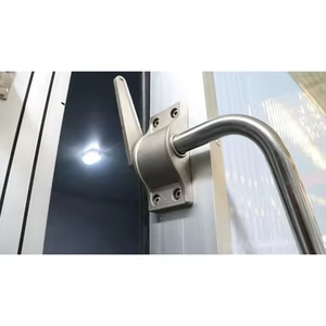 Nouvelles portes industrielles en acier galvanisé au design moderne, anti-effraction, manuelles, à double ouverture, coulissantes, plates, en acier galvanisé pour <span class=keywords><strong>atelier</strong></span> - Product Image 4