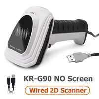 KEFAR-Escáner de código de barras 2D, lector QR inalámbrico de mano, matriz de datos, PDF417 IOS Android Win