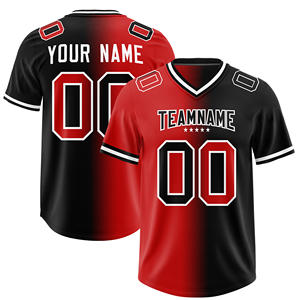 Großhandel maßge schneiderte Retro zweifarbige American Football tragen atmungsaktive Sublimation Pullover Streetwear Soccer Team Jersey gedruckt - Product Image 4
