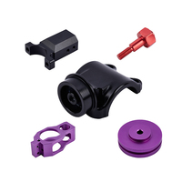 Pièces détachées CNC personnalisées usinées en aluminium anodisé de précision pour le tournage du métal, l'usinage et le fraisage.
