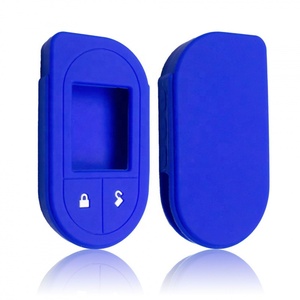 Cover in Silicone SKM per Chiave <span class=keywords><strong>Auto</strong></span> con Telecomando <span class=keywords><strong>Viper</strong></span> 7351V 7752V 7756V, Custodia Protettiva Pieghevole Leggera per Telecomando LCD a 2 Vie - Product Image 3