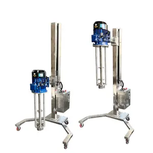 Hot Sale Stainless Steel Cosmetic High Shear Lifting Homogenizer Mixer Movable High Shear Emulsifier Mixer High Shear Mixer