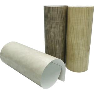 Gratte-ciel stratifié <span class=keywords><strong>Film</strong></span> rouleau lisse meubles Films usine vente en gros bois Grain haute brillance intérieur décoratif PET PVC plastique - Product Image 1