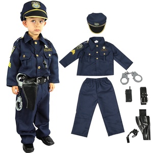 Costume <span class=keywords><strong>d</strong></span>'agent de police et kit de jeu de rôle pour garçons, <span class=keywords><strong>d</strong></span>éguisement de fête <span class=keywords><strong>d</strong></span>'Halloween, performance de carnaval, uniforme de <span class=keywords><strong>d</strong></span>éguisement - Product Image 1