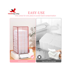 Dispensador de Toallitas Adhesivas FENGFLY de Bajo Precio para Compras Mixtas, Dispensador de Algodón para Maquillaje, Organizador de Almacenamiento, Almohadillas para Pegamento de Pestañas - Product Image 2