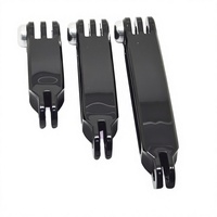 Perche à selfie universelle pliable et extensible à 3 sections en plastique avec support 3-en-1 pour GoPro Hero13 12 11 10 9 DJI Insta360
