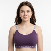 Soutien-gorge de sport une pièce pour femme, sans armatures, à bretelles ajustables, respirant, séchage rapide, sans coutures, bonnets profilés, tricoté, style sportif, fin, OEM