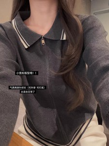 Cárdigan de Punto con Bordado Coreano <span class=keywords><strong>Miu</strong></span>, con Cierre de Cremallera en el Cuello, para Mujer, Primavera 26, Nueva Llegada, Versátil, Manga Larga - Product Image 5