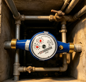 Medidor de Agua Mecánico DN20 ISO 4064 Clase C 1.6MPa Conexión de Latón Medidor de Agua Frí<span class=keywords><strong>a</strong></span> para Hogar e Industria - Product Image 3