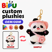 Porte-clés en peluche Proailurus personnalisé de haute qualité, 10 cm, rembourré en coton PP doux, fabricant OEM avec logo brodé, unisexe