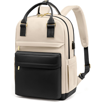 Logo personnalisé Femmes Voyage d'affaires Antivol Mince Durable étanche 15.6 pouces Sac pour ordinateur portable Sac pour ordinateur portable bac