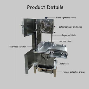 Nueva Sierra Eléctrica para Huesos de Carne de Acero Inoxidable, Máquina Cortadora de 220V para Restaurante, Procesador de Deshuesado de Carne Fresca en Cubos, Ajustable - Product Image 6