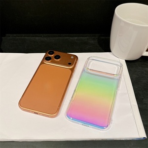 เคสโทรศัพท์แข็งใสเคลือบสีไล่เฉดแบบเลเซอร์บางเฉียบหรูหรา สำหรับ iPhone 17 Air 16 15 14 13 12 11 Pro Max - Product Image 4