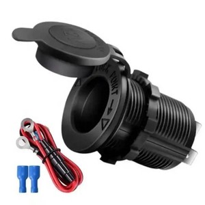 Prise allume-cigare 12V 24V IP66 étanche, prise de courant pour voiture, moto, chargement GPS - Product Image 1