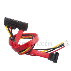 มินิขนาดเล็ก4Pin PH2.0 + SATA ถึง22(15 + 7) ขาฮาร์ดดิสก์ SATA ข้อมูลแหล่งจ่ายไฟสายเคเบิล L <span class=keywords><strong>ประเภท</strong></span>90องศา - Product Image 2