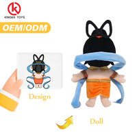 Fabricant de peluches personnalisées OEM ODM de haute qualité, certifiées CE et CPC, conception de poupées douces, animaux en peluche Chang'e, jouets en peluche en coton PP et polyester