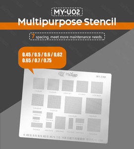 Stencil Universale di Qualità 0.3 0.35 0.4 0.5 per Reballing IC <span class=keywords><strong>BGA</strong></span> Mobile - Product Image 4