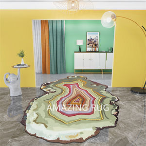 Alfombra oriental de estilo escandinavo, tapete de estilo floral tejido a mano, limpieza cerca de mi, persa, a cuadros - Product Image 3