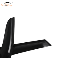 Garantía de 10 años de fábrica, 4 Uds., cinta de estilos normales, de viento lateral Deflector, protectores de lluvia y sol, visera de ventana para COROLLA AXIO 2013-2018