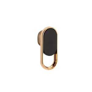 Poignée de tiroir ovale minimaliste en plastique, bouton de porte d'armoire, installation facile, poignée de meuble - Product Image 5