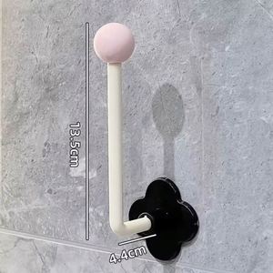 Bathroom <b>Kitchen</b> Wall Hanging <b>Rack</b> Foldable Hooks Multifunctional Plastic <b>Storage</b> for Headbands Hair Accessories Tools Wardrobe - Product Image 5