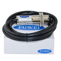 FUWEI Circular para M18 Sensor óptico de metal Detección de ojo eléctrico de reflexión difusa con sensor fotoeléctrico de 10CM