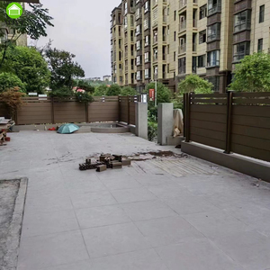 Hàng Rào Màu Nâu Phong Cách Tùy Chỉnh Hiện Đại Hàng Rào Đá Phiến Hàng Rào WPC Tự Làm Vườn - Product Image 2