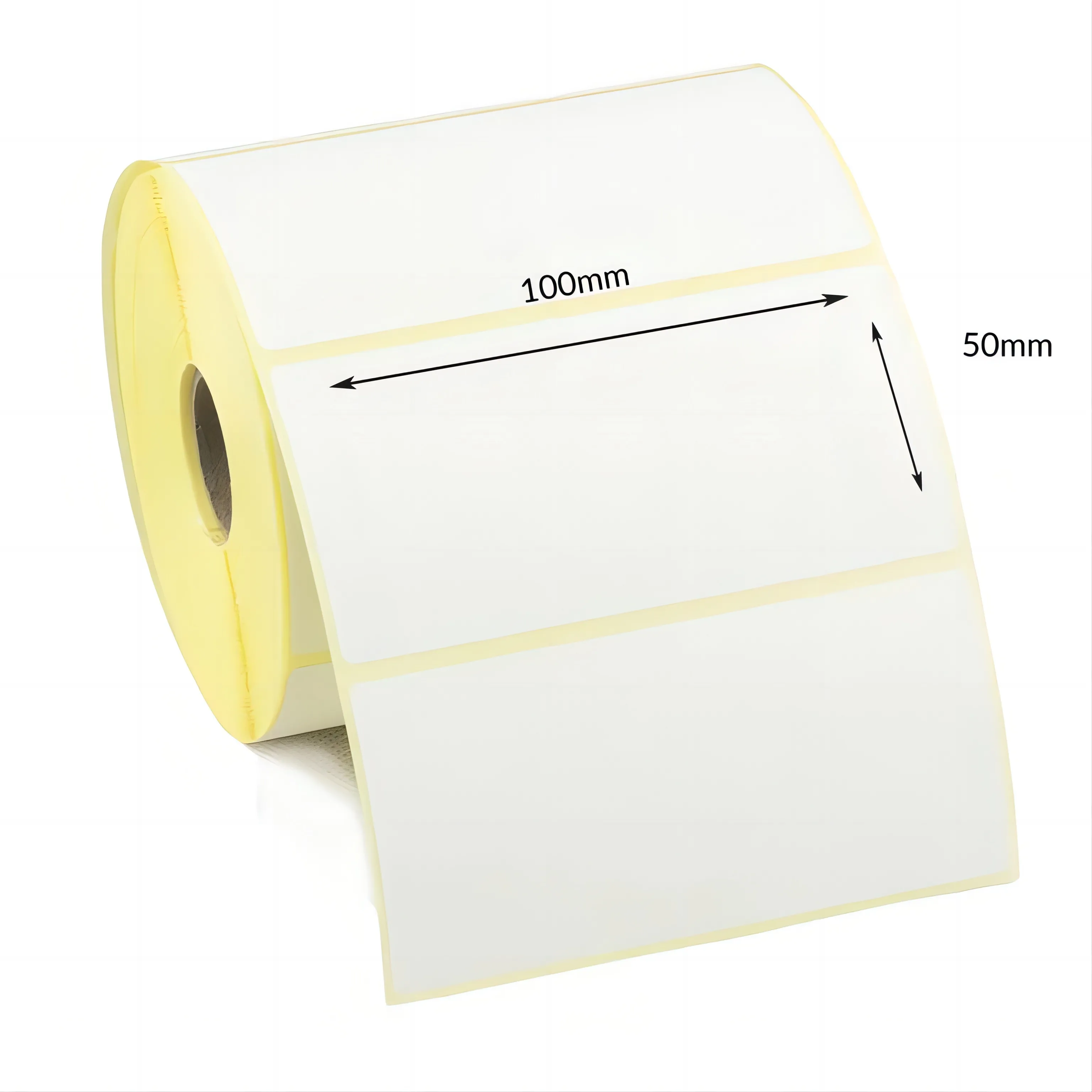 Adhesivo adhesivo de impresión A6 100x150 Rollo de etiquetas de envío directo térmico