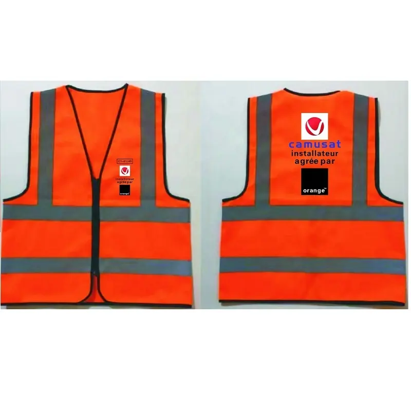 Blue Color Tooling Safety Vest With Multi functional EN20471 Reflective Waistcoat Traffic Visibility Coat Safety Equipment