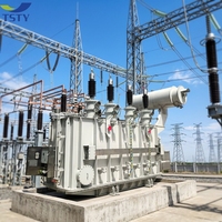 Transformateur de puissance triphasé 50/100 MVA 110KV à 220KV 11KV haute tension immergé dans l'huile, entièrement scellé, cuivre/aluminium Dyn11/Yyn0